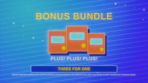 Fake 90s ad bonus bundle Stock Footage 341557963
