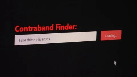 Fake Drivers Licenses Stock Footage 72025309