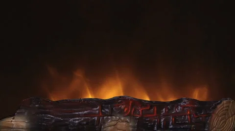 Fake Fireplace 003 Stock Footage 2312590