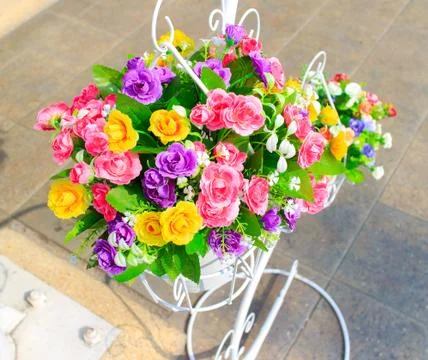 Fake flowers Foto stock