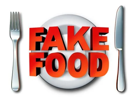 Fake Food Ilustración de archivo