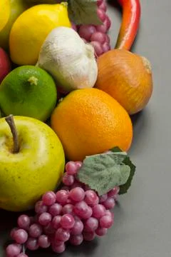 Fake Fruit Stock-Fotos