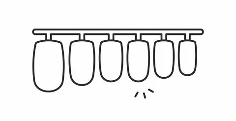 Fake nails icon Stock Illustration