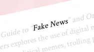 Fake News Concept. Fake News In The Content And Titles Stock Footage