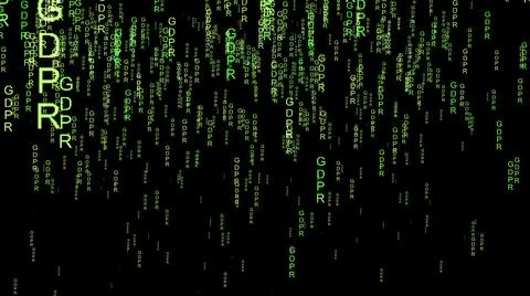 Fake news data online code  3d illustration Stock Photos