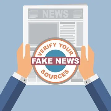 Fake news Stock Illustration