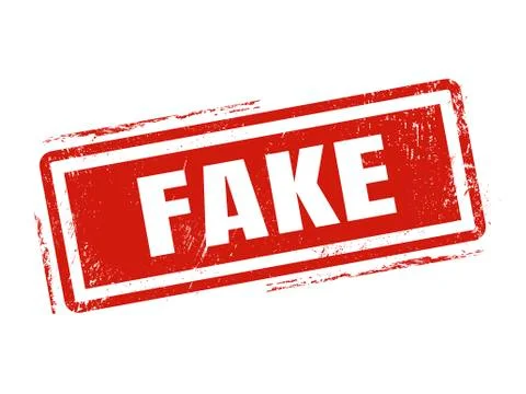 Fake red stamp style Stock-Illustration