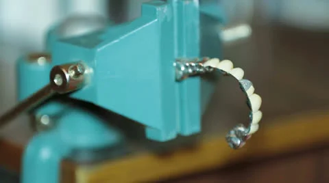 Fake teeth Stock Footage 22916237