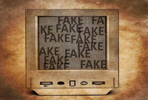 Fake tv program Stock Photos