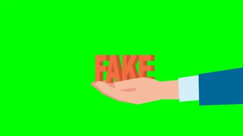 Fake website cheating scam. Fake news, false information sharing on social media Stock Footage 312998440