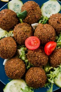 Falafel close-up Stock Photos