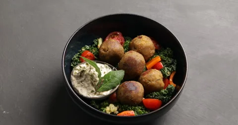 Falafel Stock Footage 181319229