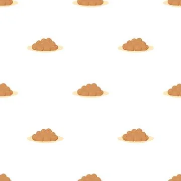 Falafel pattern seamless vector Stock Illustration