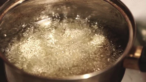 Falafel roasting at home Stock Footage 74748376