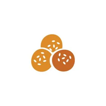 Falafel vector icon design template Stock Illustration