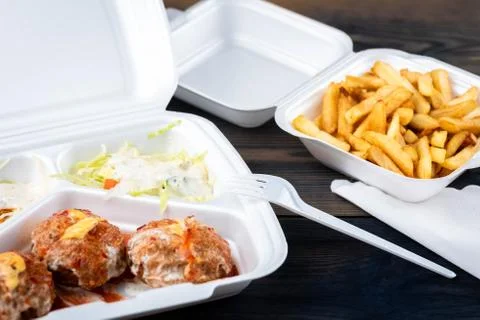 Falafel with vegetables Foto stock