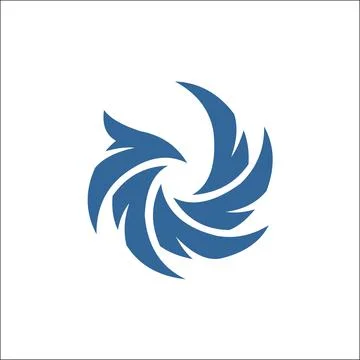 Falcon Eagle Bird abstract Logo Template vector icon Stock Illustration