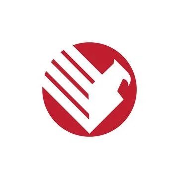 Falcon eagle bird Stock Illustration