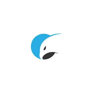 Falcon, Eagle Bird Logo Icon Design Vector Template 스톡 일러스트