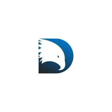 Falcon, Eagle Bird Logo Icon Design Vector Template 스톡 일러스트
