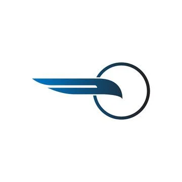 Falcon, Eagle Bird Logo Icon Design Vector Template 스톡 일러스트
