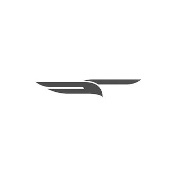 Falcon, Eagle Bird Logo Icon Design Vector Stock Illustration