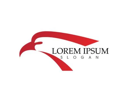 Falcon Eagle Bird Logo Template vector icons 스톡 일러스트