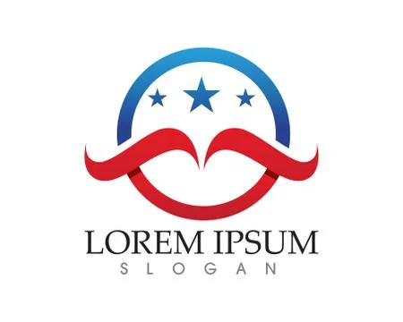 Falcon Eagle Bird Logo Template vector icon 스톡 일러스트