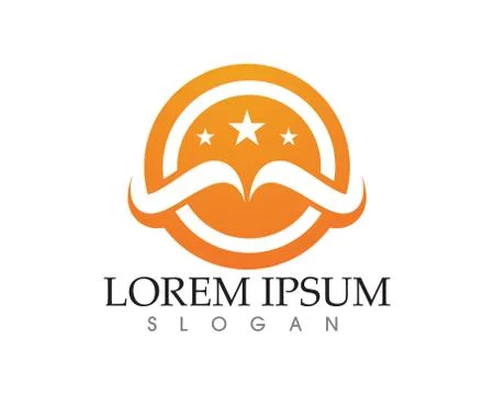 Falcon Eagle Bird Logo Template vector icon 스톡 일러스트