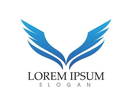 Falcon Eagle Bird Logo Template vector icon 스톡 일러스트