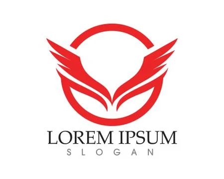 Falcon Eagle Bird Logo Template vector icon 스톡 일러스트