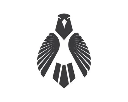 Falcon Eagle Bird Logo Template vector 스톡 일러스트