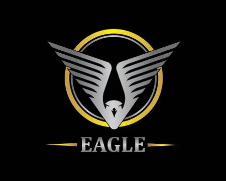 Falcon Eagle Bird Logo Template vector 스톡 일러스트