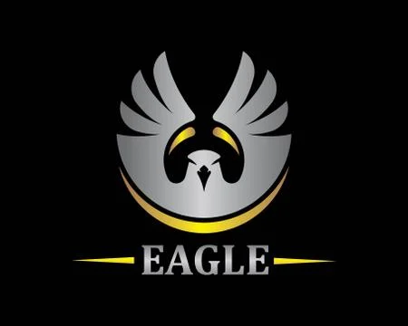Falcon Eagle Bird Logo Template vector 스톡 일러스트