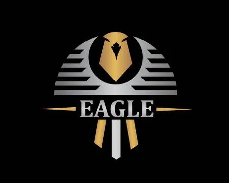 Falcon Eagle Bird Logo Template vector 스톡 일러스트