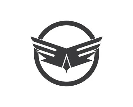 Falcon Eagle Bird Logo Template vector 스톡 일러스트
