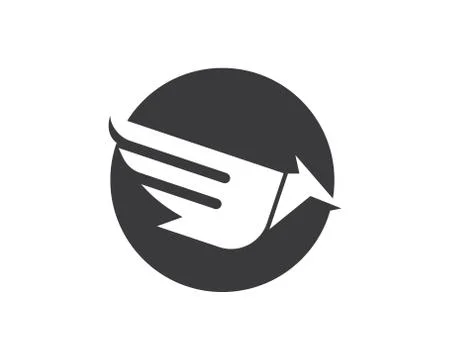 Falcon Eagle Bird Logo Template vector 스톡 일러스트
