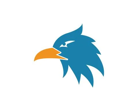 Falcon Eagle Bird Logo Template vector 스톡 일러스트