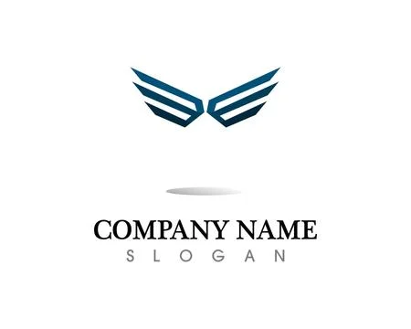 Falcon Eagle Bird Logo Template vector icon 스톡 일러스트