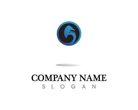 Falcon Eagle Bird Logo Template vector icon Stock Illustration