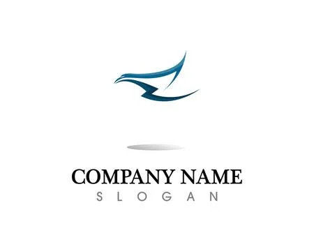 Falcon Eagle Bird Logo Template vector icon 스톡 일러스트