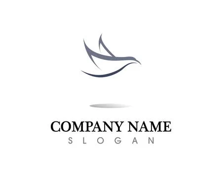 Falcon Eagle Bird Logo Template vector icon 스톡 일러스트