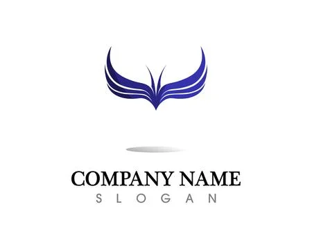 Falcon Eagle Bird Logo Template vector icon 스톡 일러스트