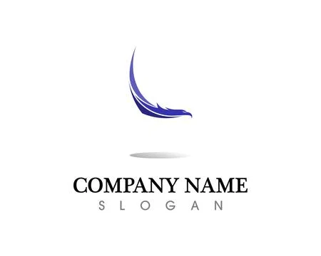 Falcon Eagle Bird Logo Template vector icon 스톡 일러스트