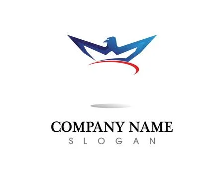 Falcon Eagle Bird Logo Template vector icon 스톡 일러스트