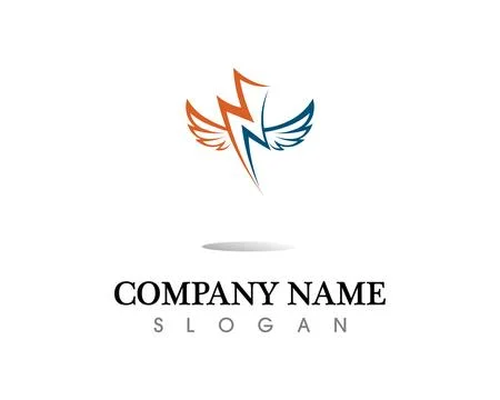 Falcon Eagle Bird Logo Template vector icon 스톡 일러스트