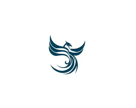 Falcon Eagle Bird Logo Template vector icon 스톡 일러스트