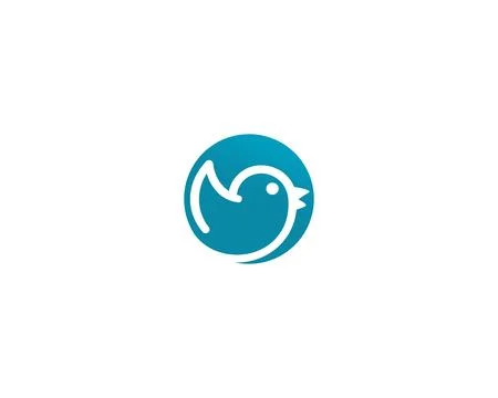 Falcon Eagle Bird Logo Template vector icon 스톡 일러스트