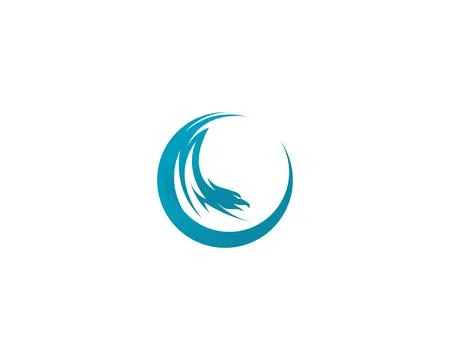 Falcon Eagle Bird Logo Template vector icon 스톡 일러스트