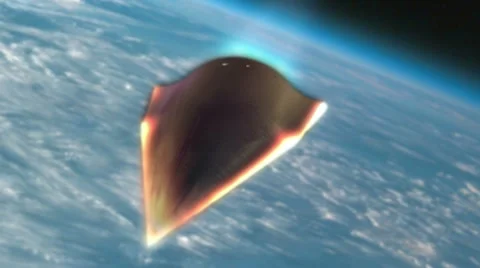 Falcon HTV-2 Hypersonic Experimental Attack Aircraft Stock Footage